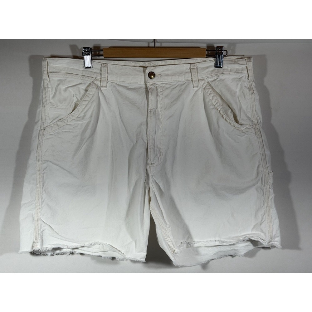 Polo Ralph Lauren Mens‎ Painter Shorts White Cut Off Casual Summer 38